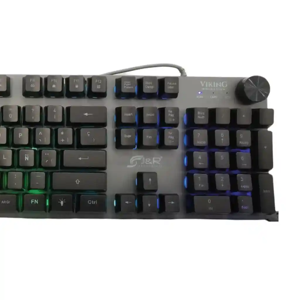 Teclado Gamer Pro Semimecanico Viking Warrior