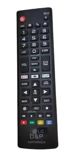 Lg Control Remoto Smart Tv Boton Netflix Akb75095314