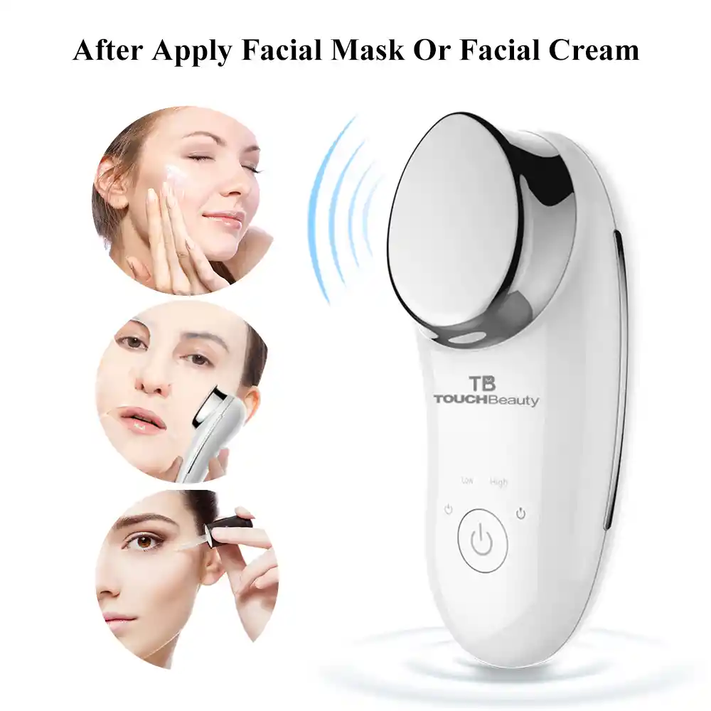 Touch Beauty Masajeador Facial Por Vibracion De Alta Frecuencia Cream Booster