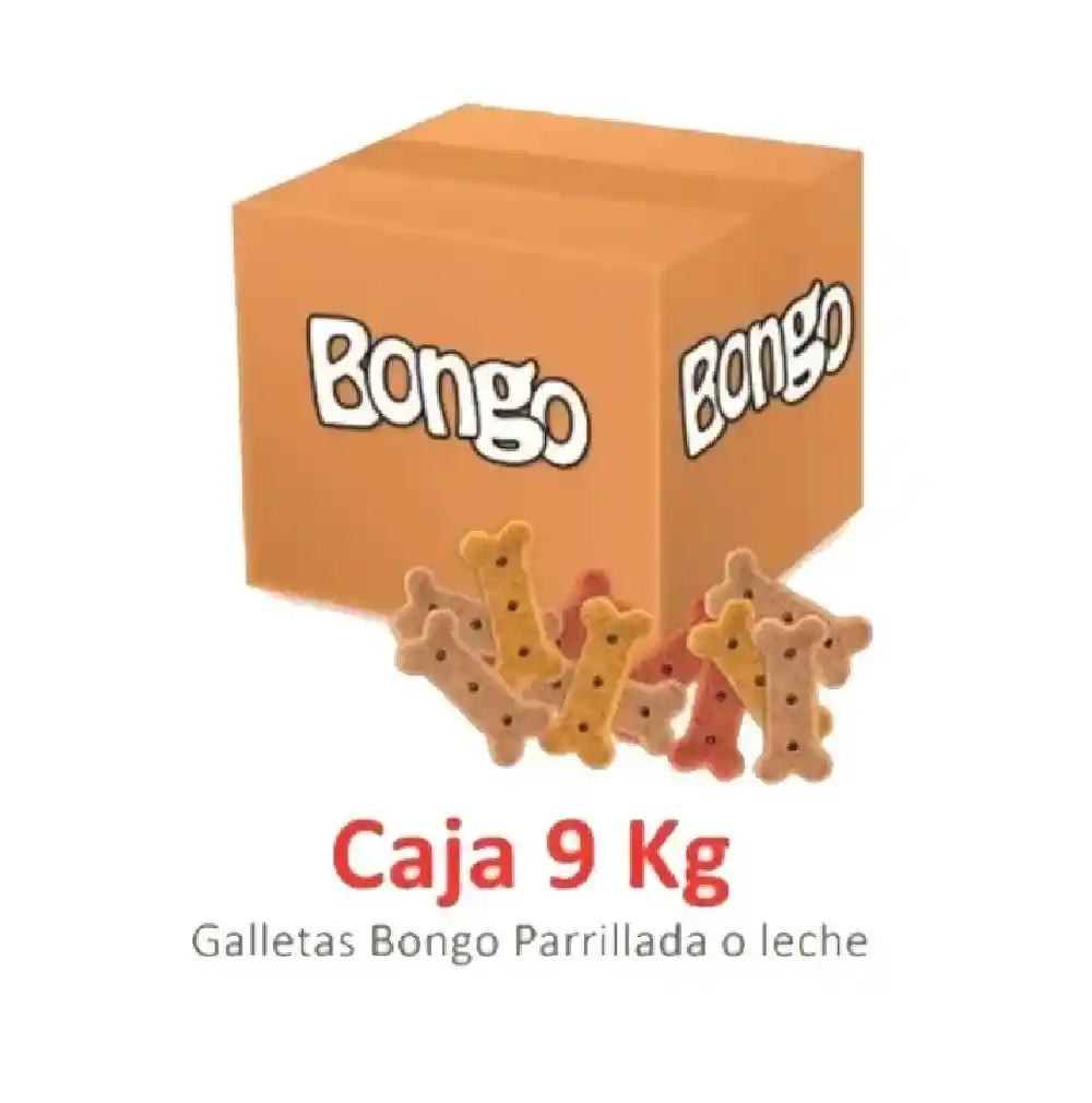 Galletas Para Perros Bongo Parrillada 9 Kg