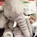 Almohada Abrazadora Elefante Relajante 60 Cm Bebes Niños Gris Divino