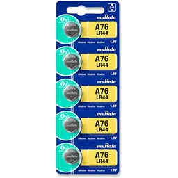 Batería Pila Lr44/a76 Murata Sony Original Litio,3v, Packx 5