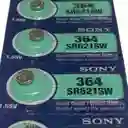 Sony Pila Bateria 364 (Sr621Sw) 1.55V Original Pack X 5