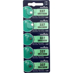 Murata/sony Pila Bateria 337 (sr416sw) 1.55v Original Pack X 5
