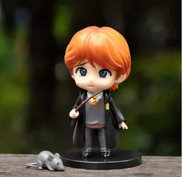 Figura De Colección Ron Weasley Con Scabbers
