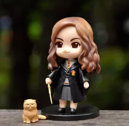 figura de coleccion hermiOne granger con crookshanks