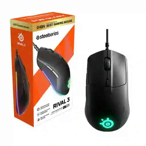 Rgb Mouse Gaming Steelseries Rival 3