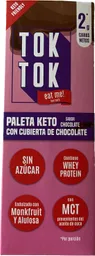 Paleta Keto Chocolate Cubierta Chocolate