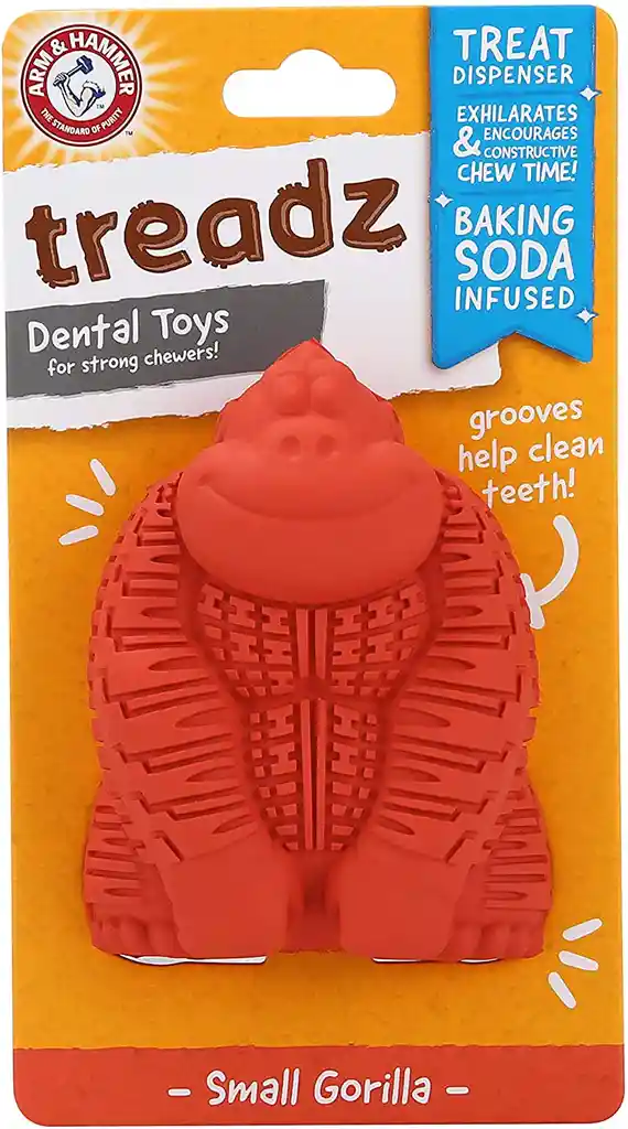 A&h Treadz Gorilla Juguete Dental Perro Tamaño Pequeño