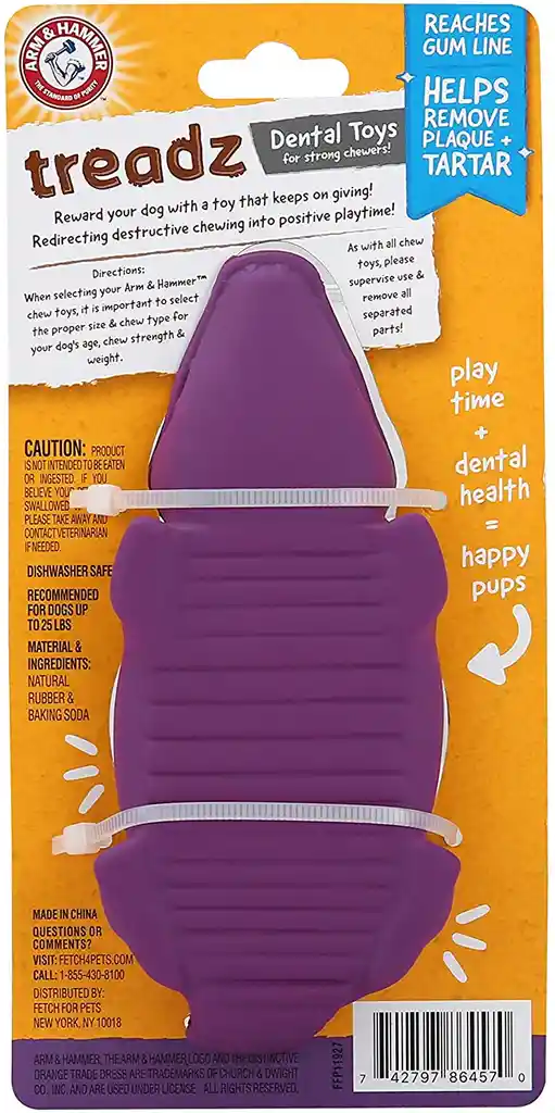 A&h Treadz Gator Juguete Dental Perro Tamaño Pequeño