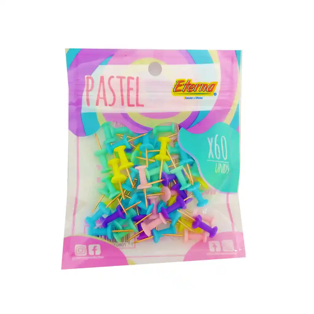 Eterna Chinchones Tonos Pastel X60 Und