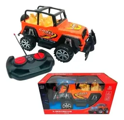 Carro Jeep 110v Camioneta 4x4 Control Remoto Juguete Vehiculo