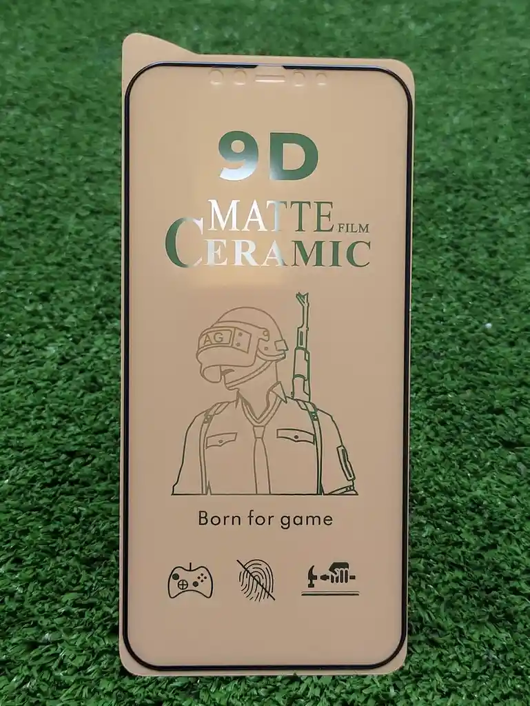 Iphone 12 Pro Max Vidrio Ceramico Mate Apple | Anti Roto | Anti Choque | Full Pegamento Matte