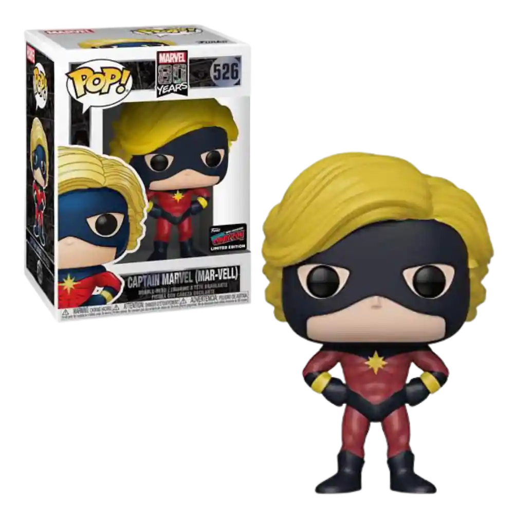 Funko Pop Captain Marvel Mar-vell Marvel 526 Nycc2019