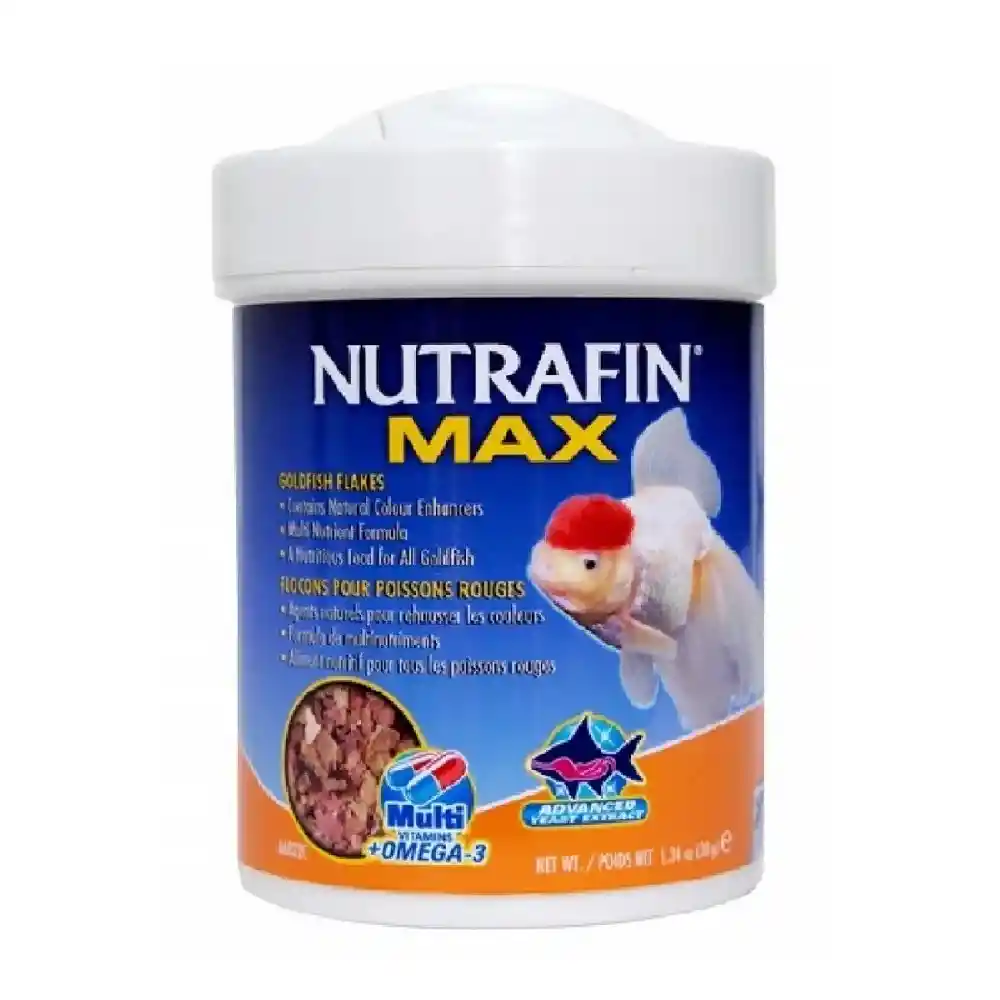 Max Comida Para Peces Nutrafingoldfish 38 Gr 12 Unidades