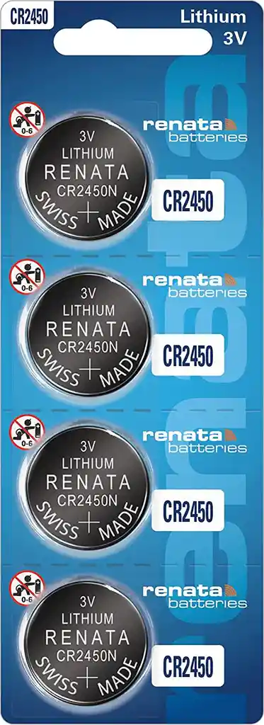 Bateria Pila Cr2450 Renata 3v X 4 Unidades