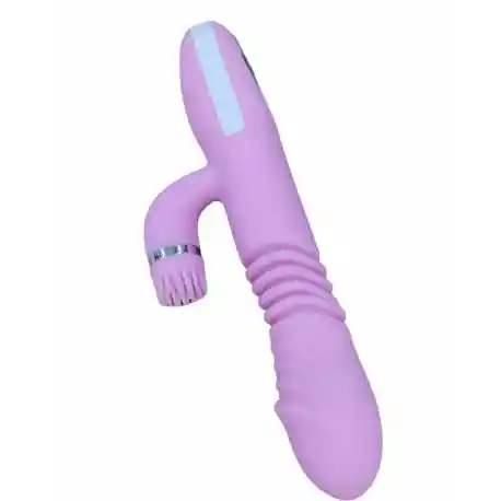 Vibrador Rabbit Rotativo Telescópico