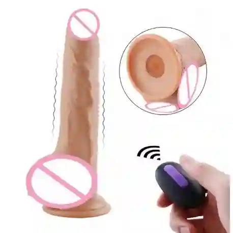 Vibrador A Control Remoto Con Ventosa