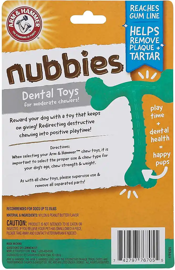 A&h Nubbies Tribone Juguete Dental Perro