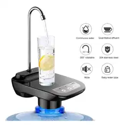 Bomba Dispensadora Agua Para Botellón Automática Con Base