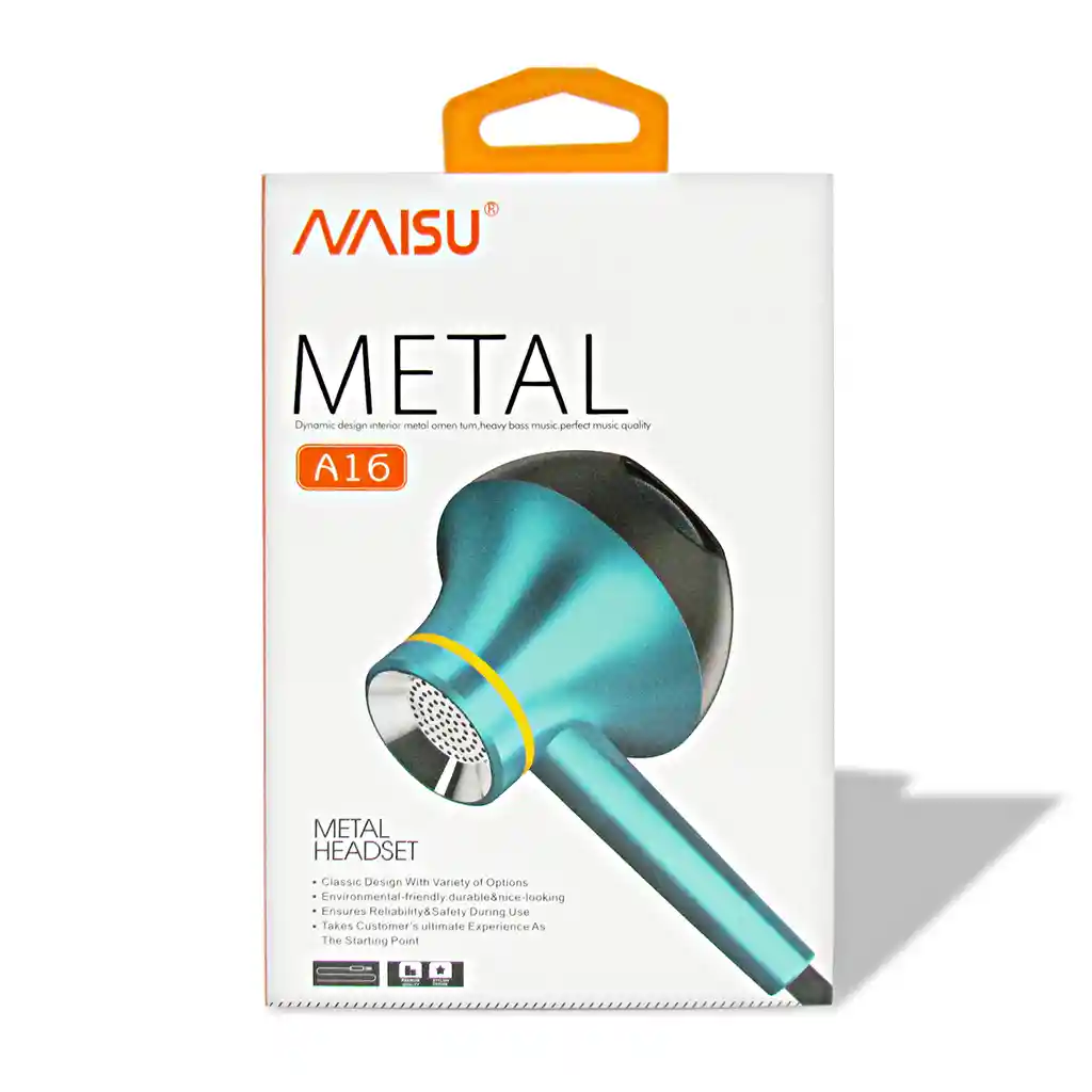 Audífonos Metal Naisu A16