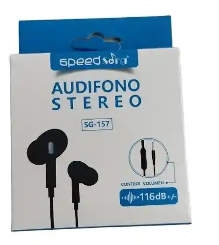 Audífono Stereo Sg-157 Speed Song