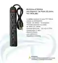 Regleta Supresor Picos 6 Salidas 1mtrs 10a 125v Voltimax