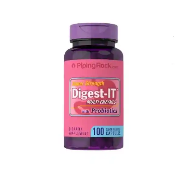 Multi Enzimas Digestivas Pancreatina Digest It 100 Capsulas