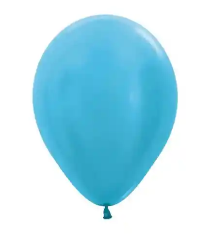 Bomba Globo Biodegradable De Latex Azul R12