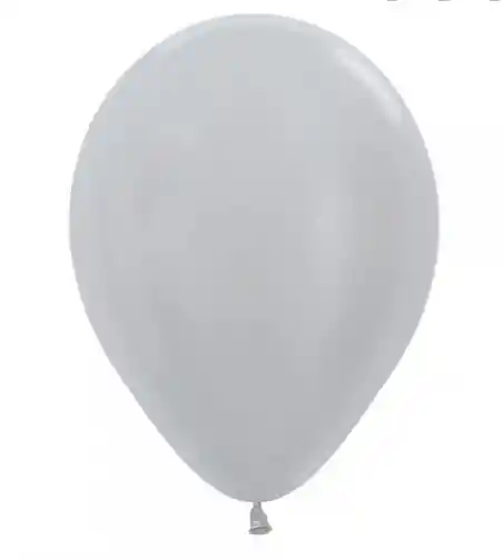 Bomba Globo Biodegradable De Latex Gris R12