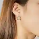 Estrella Aretes Topos Luna Y S Para Mujer En Plata 925