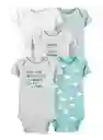Carters Bodys X 5 Luna Y Estrellas 9 Meses