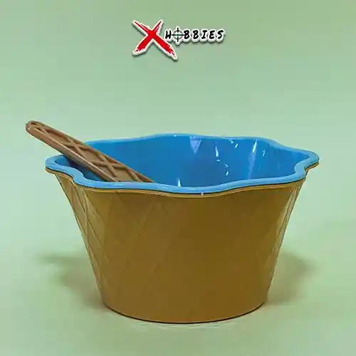 Set De Cocas Para Helado Con Cucharas X3