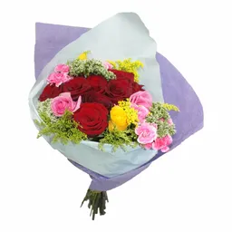 Rosas Surtidas En Bouquet