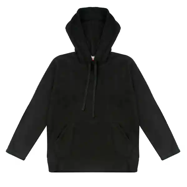 Hoodie Térmico Mujer Quebec Negro Talla S