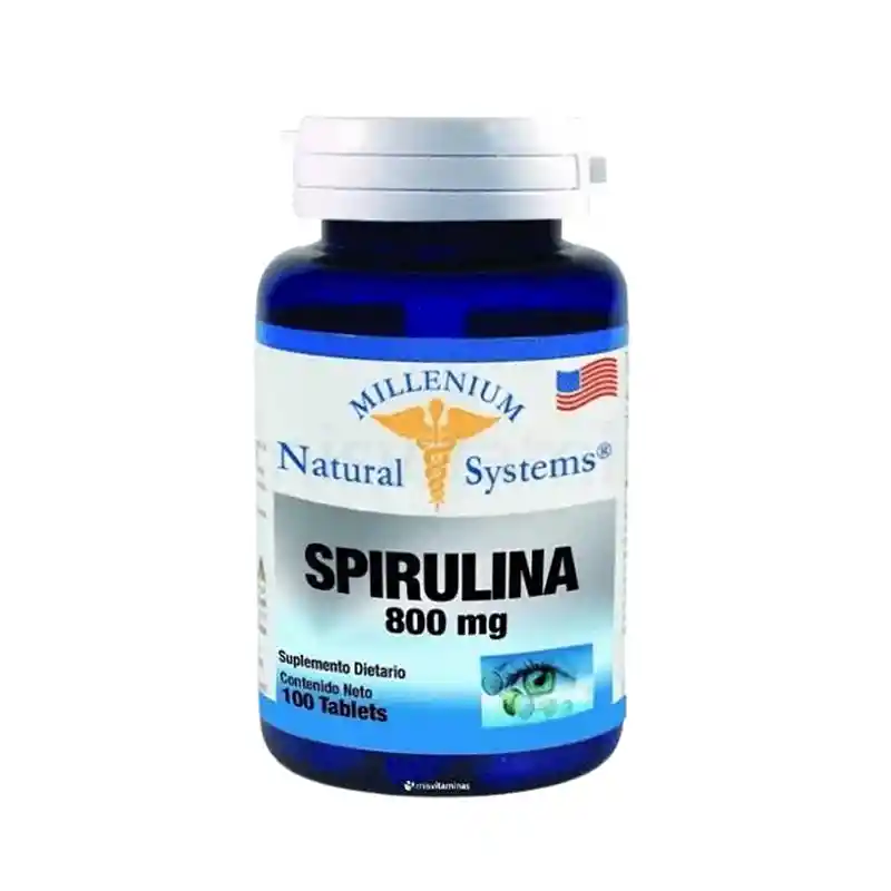 Espirulina 800 Mg 100 Tab Systems