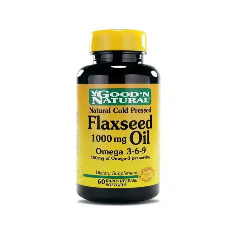 Goodn Natural Flaxseed 1000Mg Oil X 60 S/G