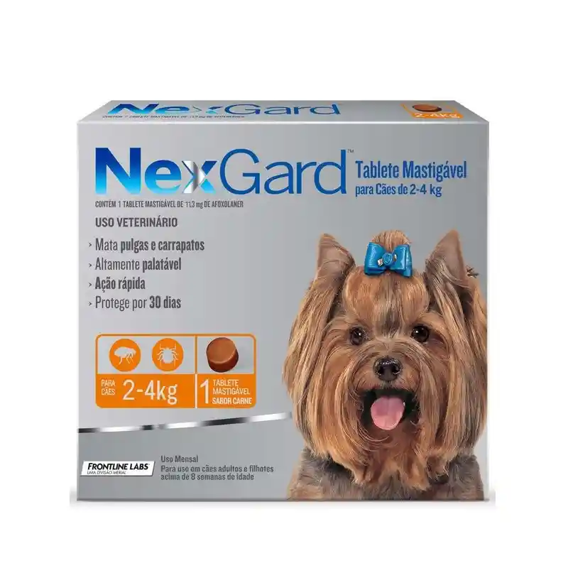 Nexgard Perros Miniatura (2 Kg A 4 Kg)