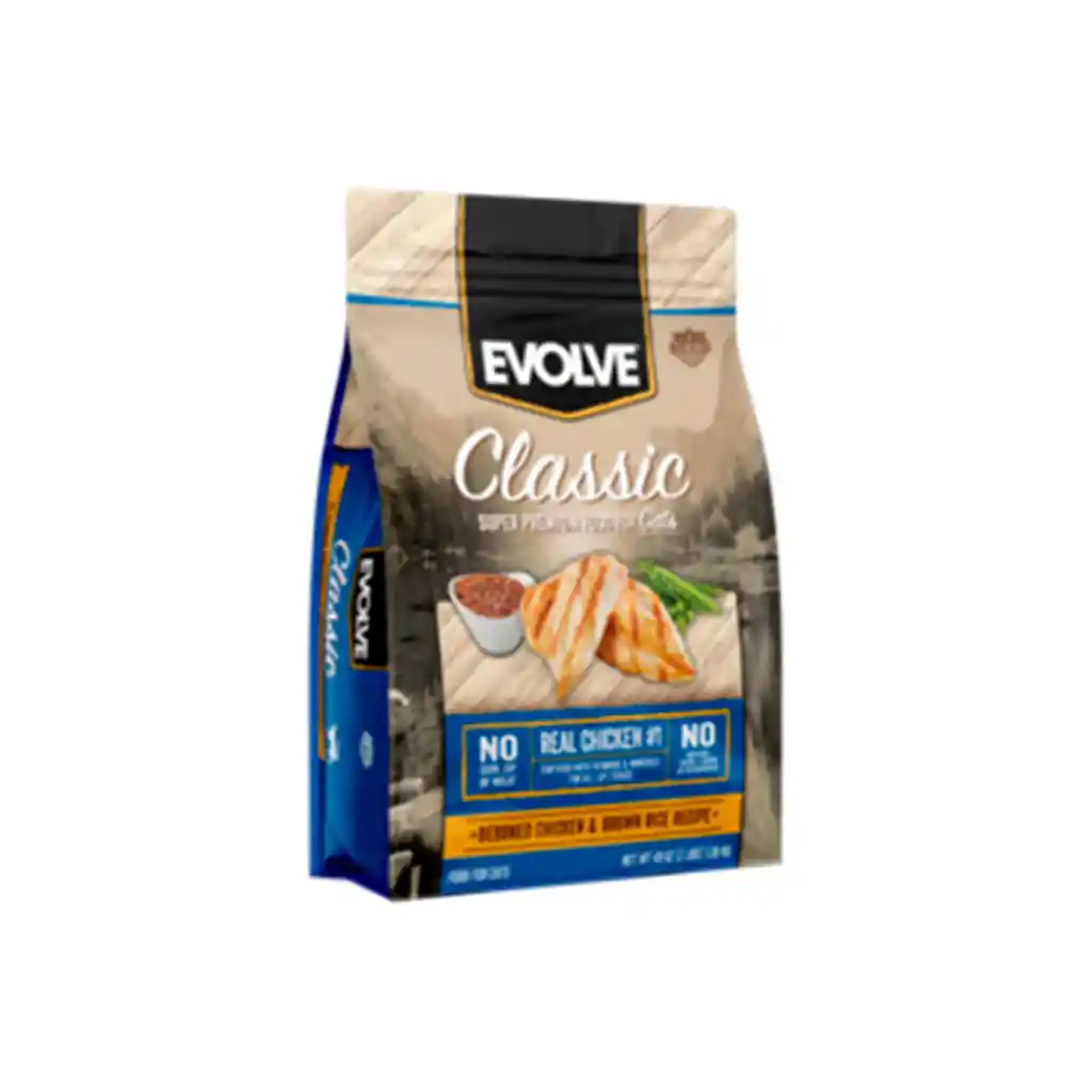 Evolve Cat Classic Chicken- Pollo 15 Lb - 6.8 Kg