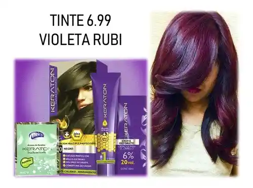 Tinte Keraton 6.99 Violeta Rubi Meicy