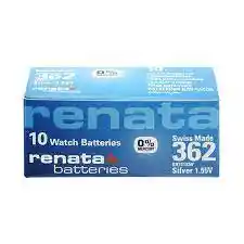 Pila Batería Renata 362 (sr721sw) 1.55v Original Pack X 10