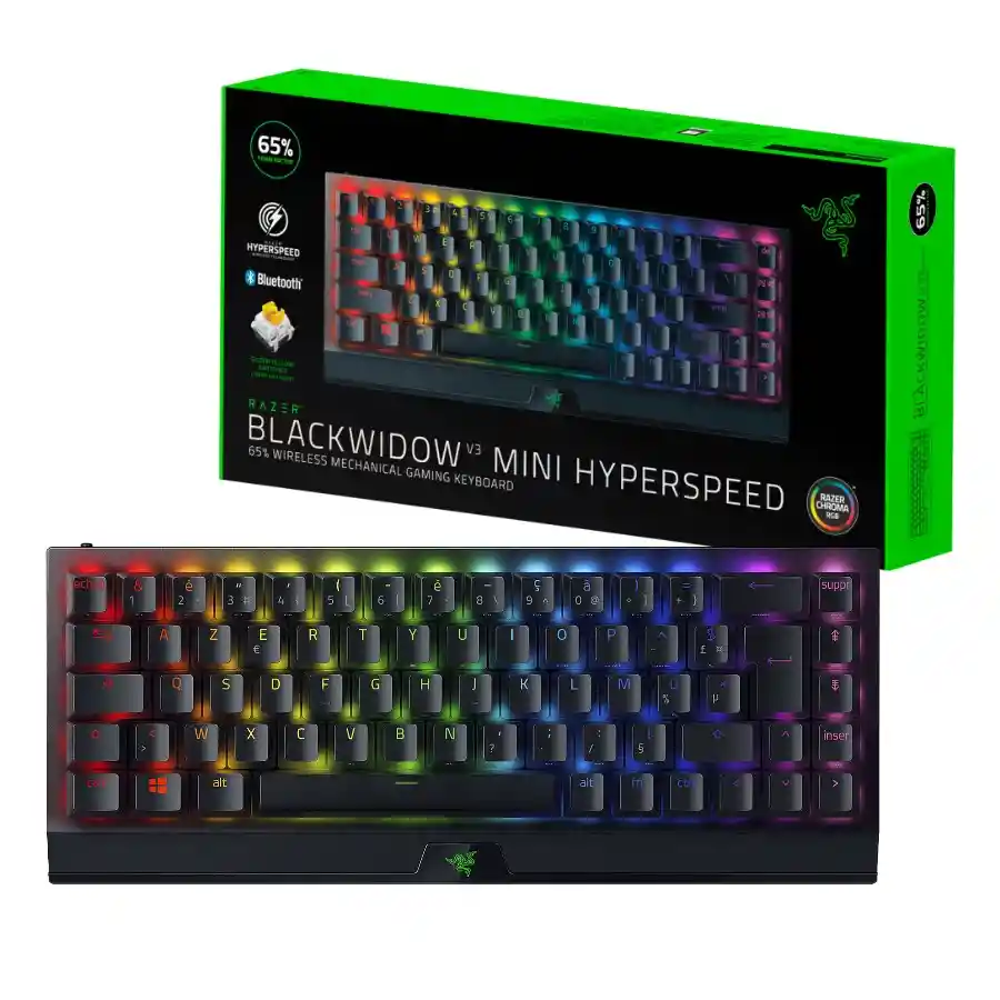 Razer Teclado Blackwidow V3 Mini Hyperspeed Wireless