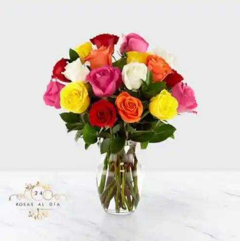 Bouquet Rosas De Colores