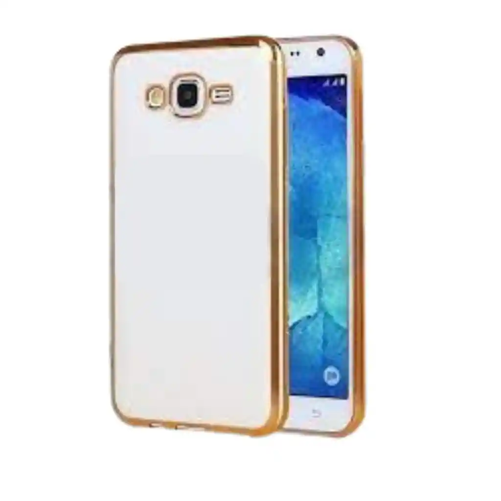 Samsung Funda Estuche Slim Borde Dorado Compatible J7 2016