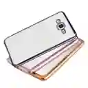 Samsung Funda Estuche Slim Borde Dorado Compatible J7 2016