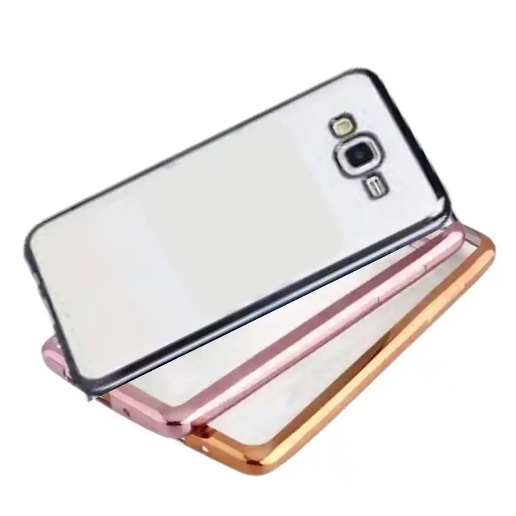 Samsung Funda Estuche Slim Borde Dorado Compatible J7 2016