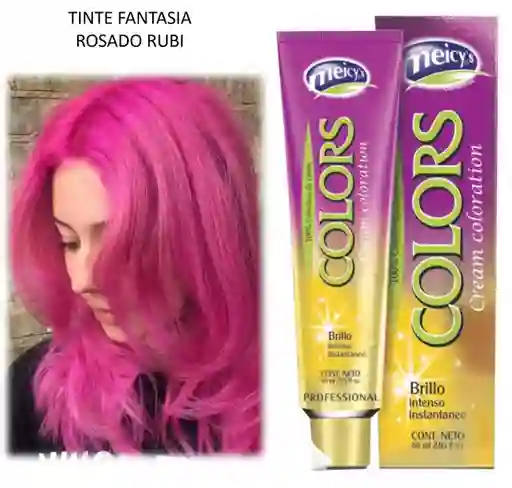 Tinte Rosado Rubi Meicy Fantasia