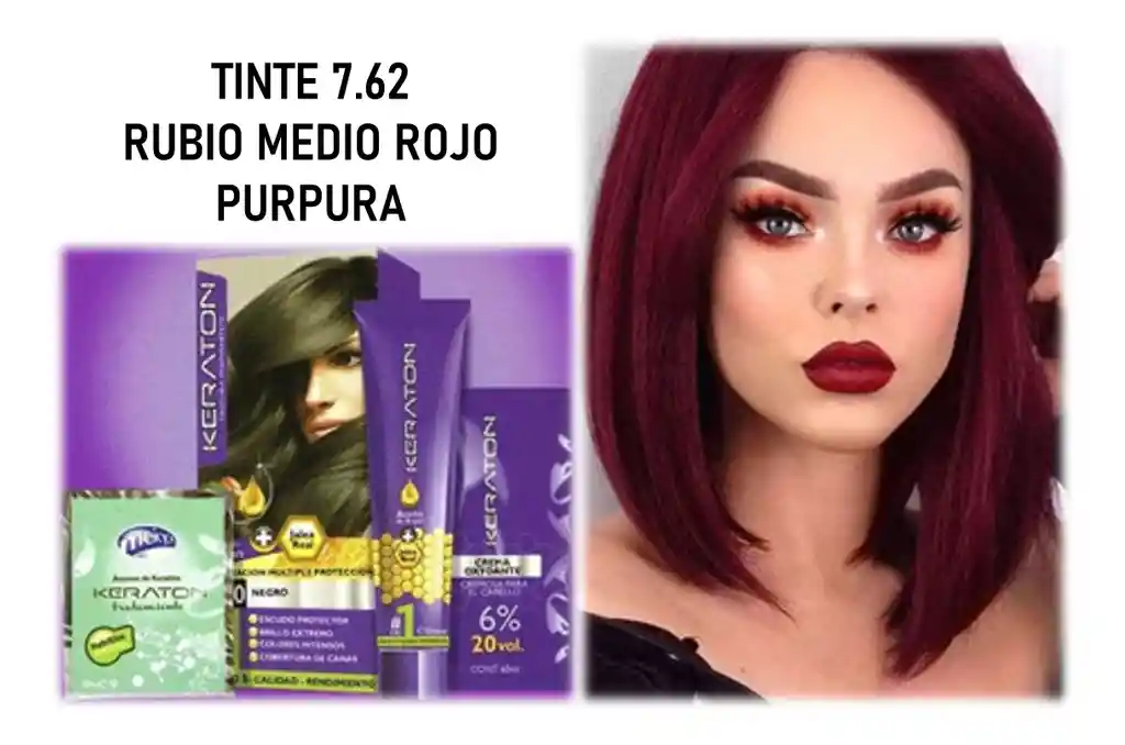 Tinte Keraton 7.62 Rojo Purpura