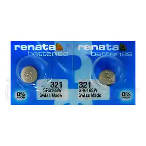 Pila Batería Renata 321 (sr616sw) 1.55v Original Pack X 10