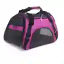 Bolso Viaje En Cabina Gato O Perro Talla M - Morado